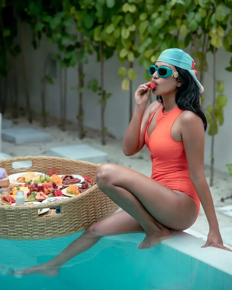 Amala Paul swimsuit sexy body legs