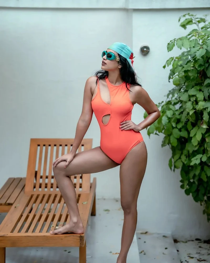 Amala Paul swimsuit sexy body legs