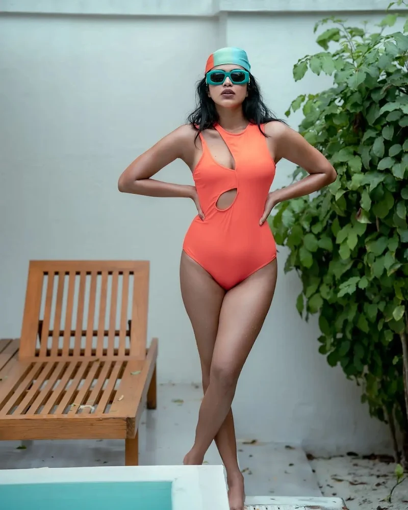 Amala Paul swimsuit sexy body legs