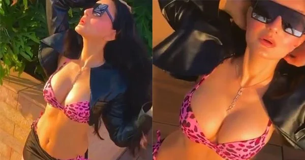 Ameesha Patel bikini cleavage sexy body