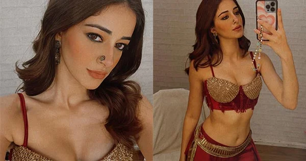 Ananya Panday hot coka song outfit