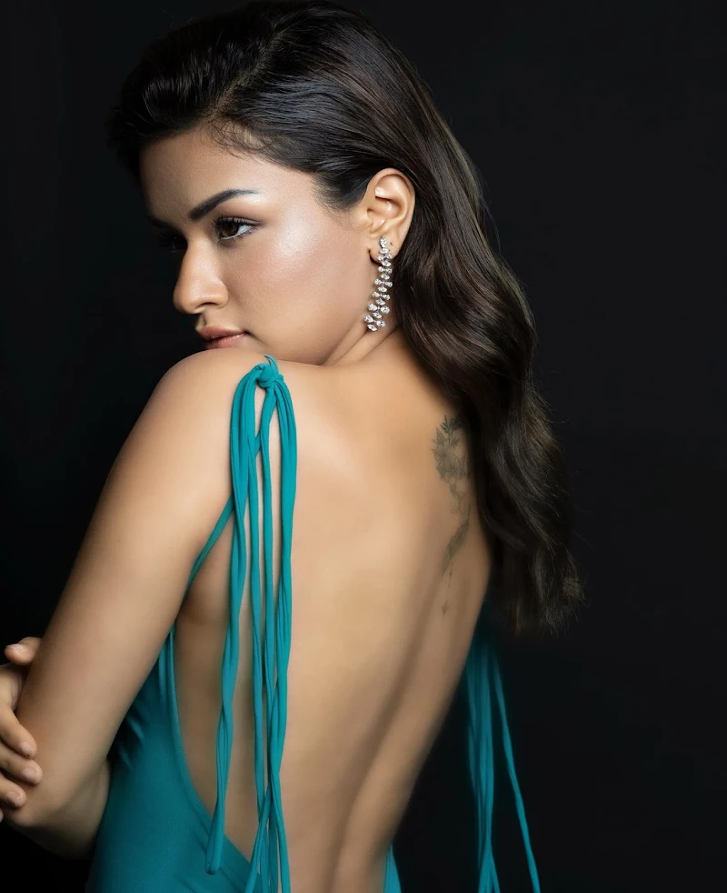 Avneet Kaur backless dress curvy figure