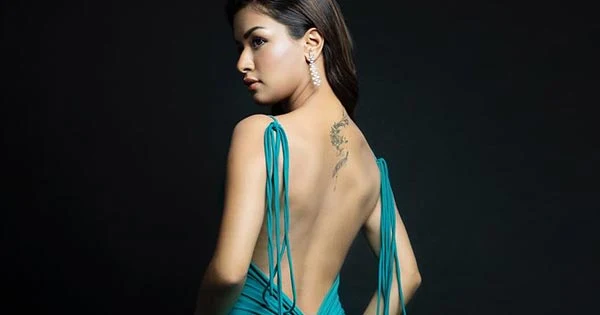 Avneet Kaur flaunts her bare sexy back in this stylish body hugging backless dress – see pics.