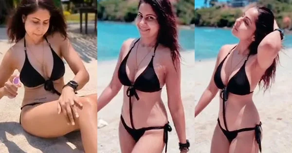 Chhavi Mittal’s bold sexy avatar in black string bikini is too hot to handle  – see video.