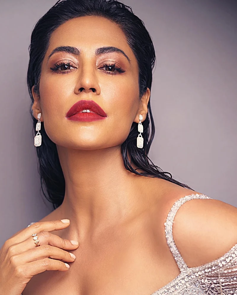 chitrangada singh silver dress cleavage curvy figure