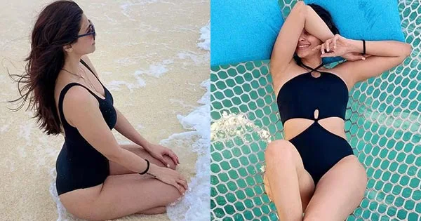 Race 3 actress, Daisy Shah, in black swimsuit raises the heat – see now.