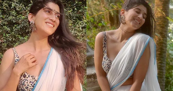 Jayeshbhai Jordaar actress, Deeksha Joshi, raising the heat in white saree – see these photos.