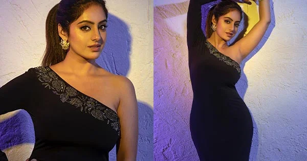 Deepika Singh flaunts her fine curves in this bodycon one shoulder dress – see hot pics and video.