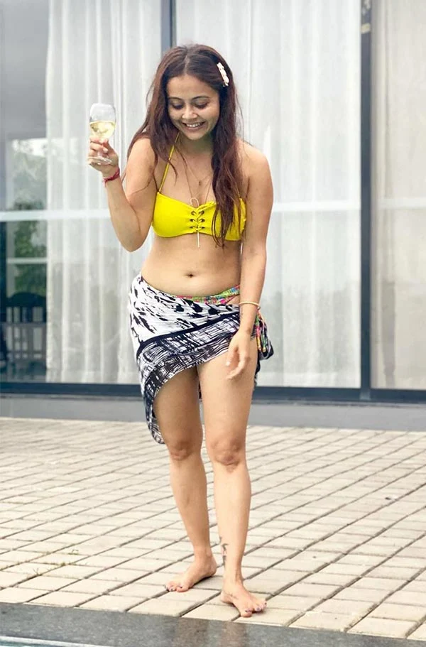 Devoleena Bhattacharjee bikini hot photos