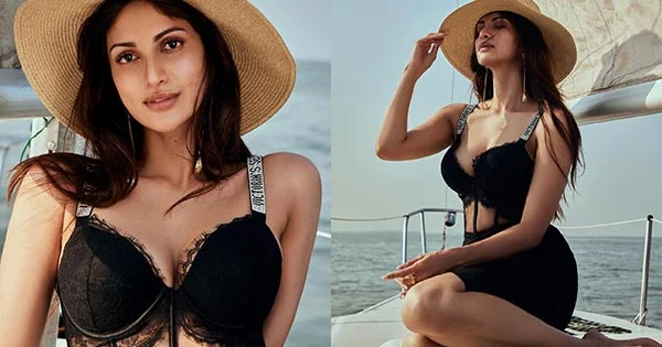 Diksha Singh in black lacy corset top sets social media on fire – see now.