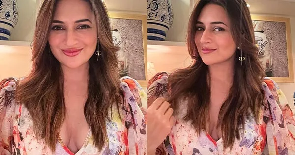 Divyanka Tripathi in cleavage baring stylish outfit looked pretty – see now.