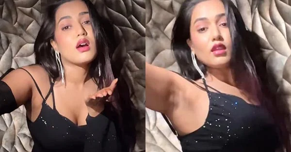 Garima Chaurasia in short black dress turns the heat up – watch video.