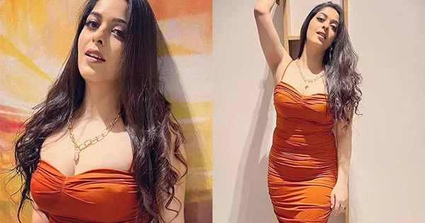 Gandii Baat web series actress showed off her curvy figure in this stylish dress – see now.