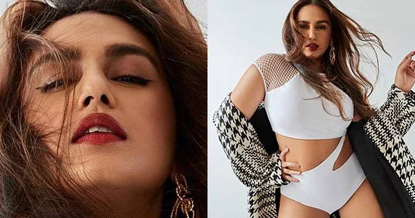 Huma Qureshi flaunts her fine curves in white swimsuit with rosy red lips – see now.