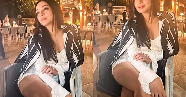 Iira Soni raises the heat with her sexy legs in this short white dress – see now.