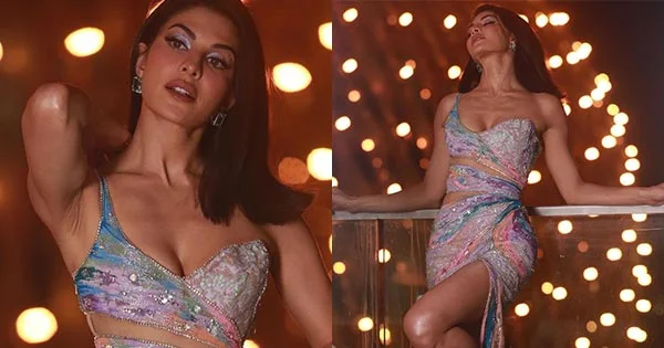 jacqueline fernandez cleavage legs dress iifa