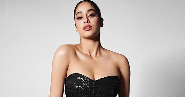 Janhvi Kapoor flaunts her fine curves in this off shoulder black dress – see now.