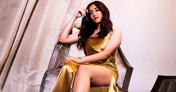 Jonita Gandthi showed off her sexy legs in this golden attire – see now.