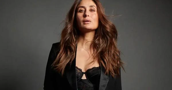 Kareena Kapoor raises heat in black corset bra with matching blazer and pants – see now.