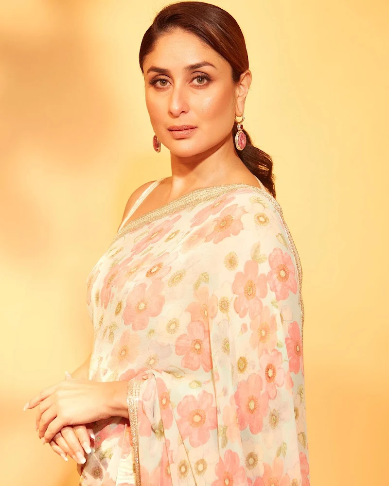 kareena kapoor saree sleeveless blouse actress