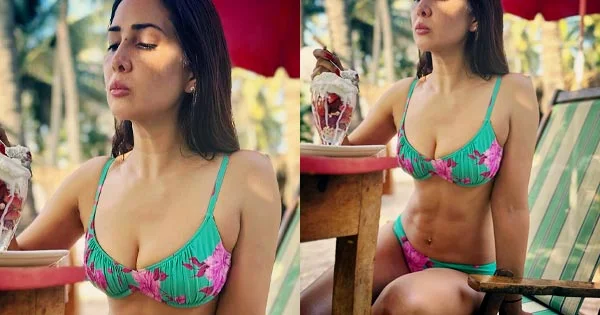 Mohabbatein actress, Kim Sharma, in bikini flaunts her fine sexy body – see now.