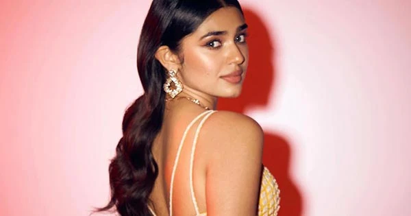 Krithi Shetty, 19, looks gorgeous in this stylish saree with backless blouse – see photos.