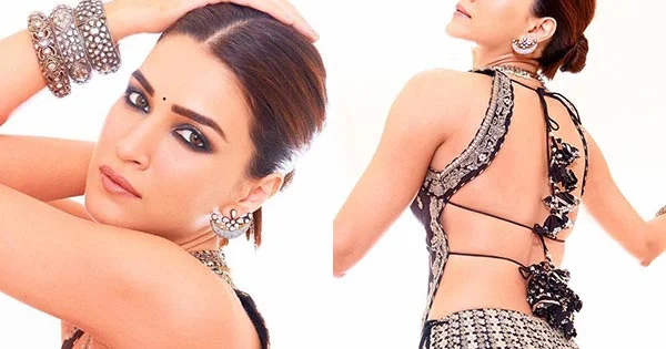 Kriti Sanon flaunted her sexy back in this stylish attire and set temperature soaring – see now.