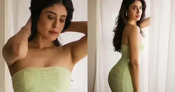 Kritika Kamra in bodycon dress flaunted her fine figure – see photos.