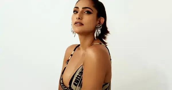 Sacred Games actress in cleavage baring dress wows fans with her style.