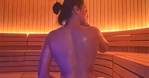 Megha Gupta flaunts her bareback in sauna – see latest hot photos.