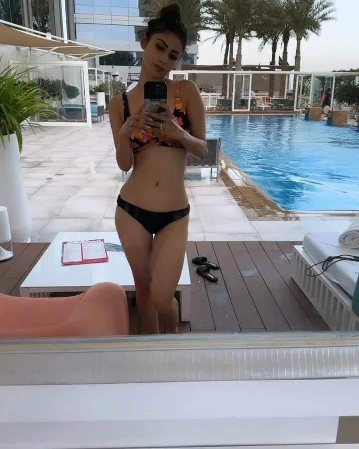 mouni roy bikini cleavage hot indian actress