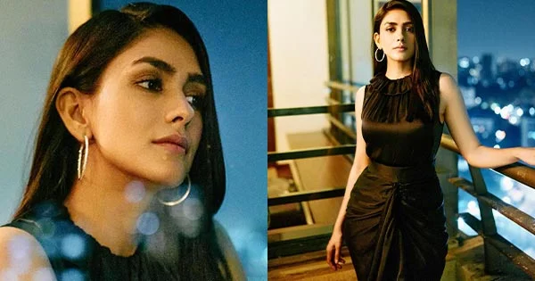 Mrunal Thakur in stylish black outfit – see her elegant and hot look.