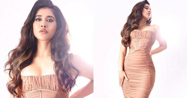 Nabha Natesh in bodycon outfit flaunts her fine curvy figure – see pics.