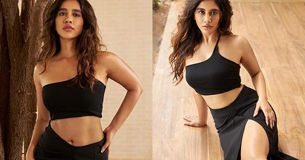 Nabha Natesh in high slit black outfit turns the heat up – see pics.