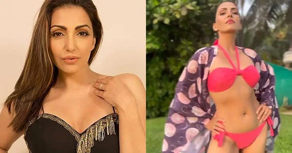 Navina Bole flaunts her sexy body in pink two piece bikini – see now.