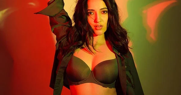 Neha Shetty bra cleavave bold phototshoot actress rules ranjann