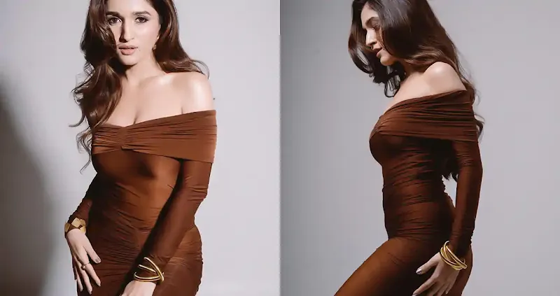 Nidhi Shah in bodycon dress is too hot to handle – see pics.