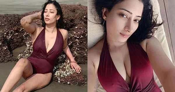 Niharica Raizada showed off ample cleavage in latest swimsuit selfies – see now.