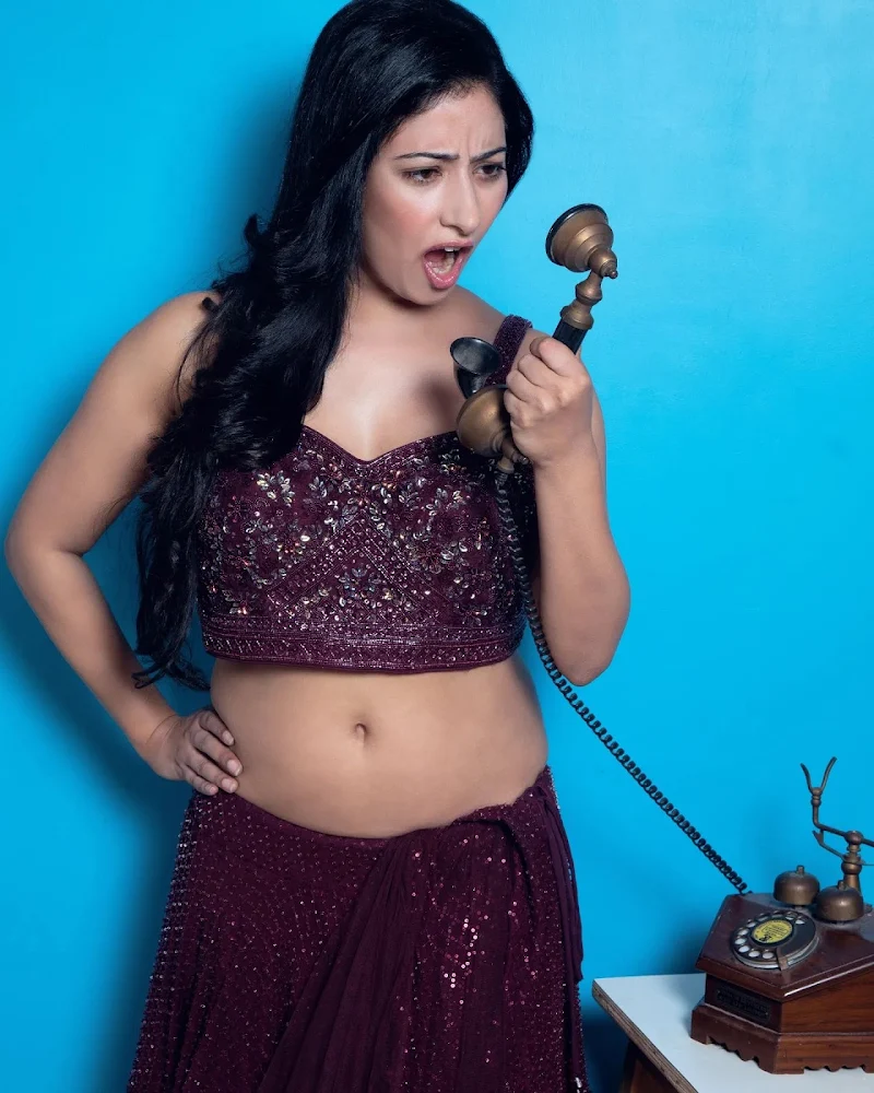 niharica raizada navel lehanga hot actress