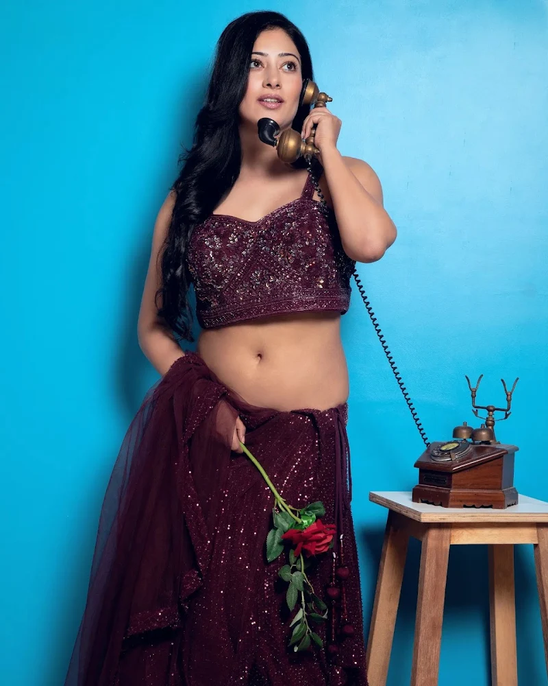 niharica raizada navel lehanga hot actress