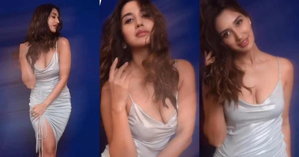 Nikita Dutta is too hot to handle in this short body hugging dress flaunting ample cleavage – see photos.