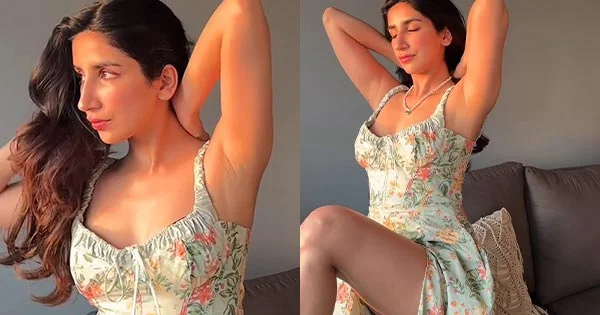 parul gulati high slit dress armpit sexy legs