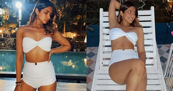 Helmet actress, Pranutan Bahl, raising the temperature in white swimsuit – see photos.