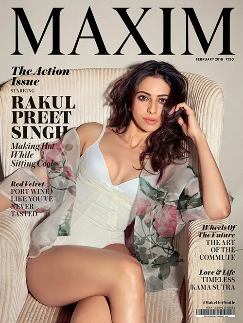 Rakul Preet hot photoshoot maxim