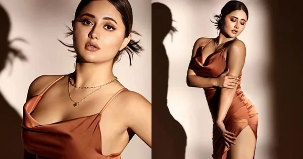 Rashami Desai in risky thigh high slit dress is too hot to handle – see photos.