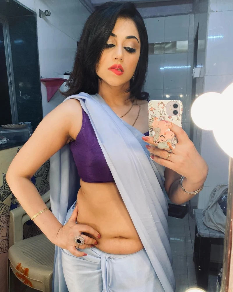 Reema Worah saree navel curvy tv actress