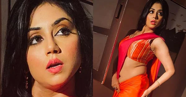 Reema Worah continues to raise the heat in simple saree – see pics in this orange attire.