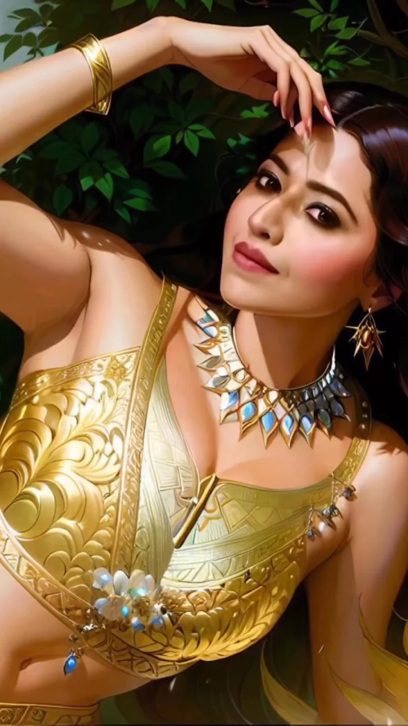 ridhiema tiwari ai fan art hot actress