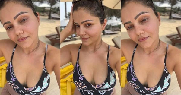 Rubina Dilaik cleavage without makeup actress