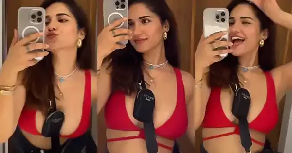 Ruhani Sharma in red bikini made fans crazy – see now.